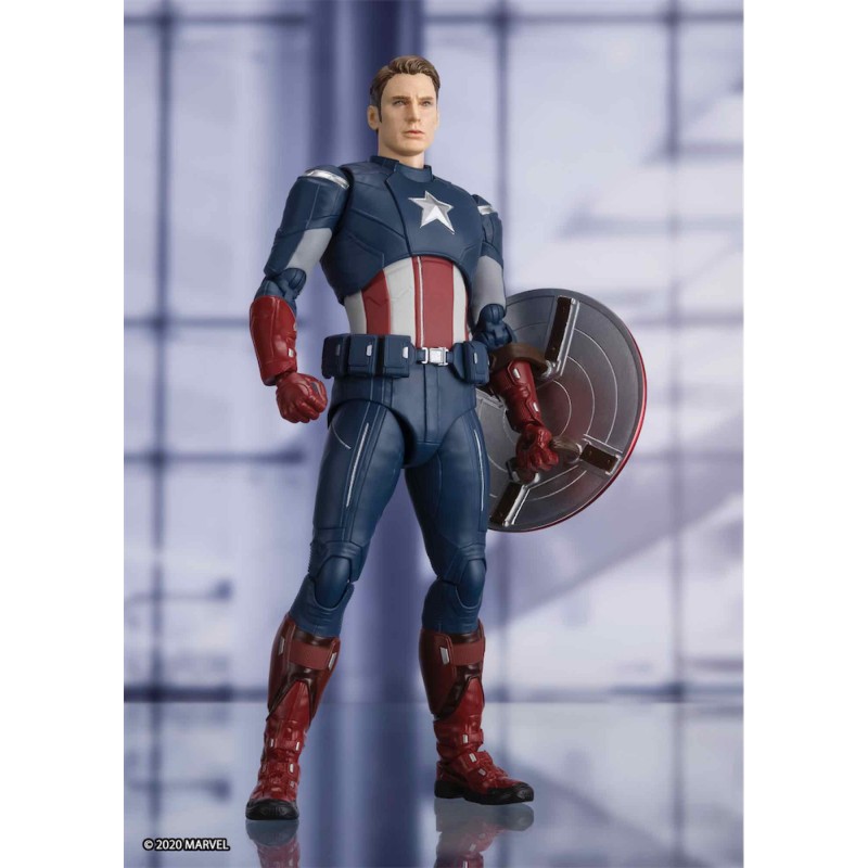 CAPITAN AMERICA CAP VS CAP EDITION FIGURA 15 CM MARVEL AVENGERS ENDGAME SH FIGUARTS