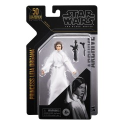 PRINCESS LEIA ORGANA (EPISODE IV) STAR WARS BLACK SERIES ARCHIVE COLLECTION FIGURAS 15 CM 2021 50TH ANNIVERSARY