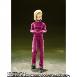 A-18 ANDROIDE 18 UNIVERSE SURVIVAL SAGA FIGURA 14,5 CM DRAGON BALL SUPER SH FIGUARTS