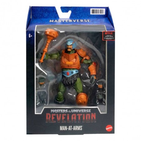 Masters of the Universe: Revelation Masterverse Figura 2021 Man-At-Arms 18 cm