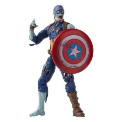 Avengers Disney Plus Marvel Legends Series Figuras 15 cm 2022 Wave 1 Zombie Captain America (What If...?)