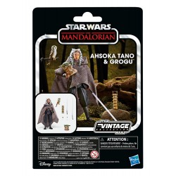 Star Wars: The Mandalorian Vintage Collection Figura 2022 Ahsoka Tano & Grogu 10 cm