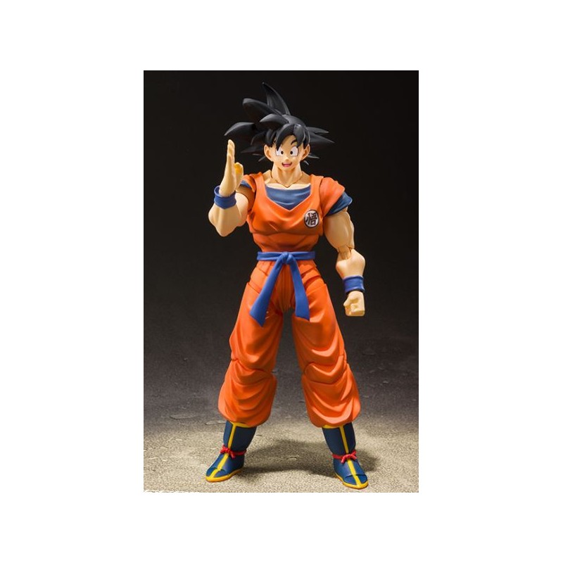 ( REESTOCK) SON GOKU SAIYAN RAISED ON EARTH FIGURA 14 CM DRAGON BALL Z SH FIGUARTS