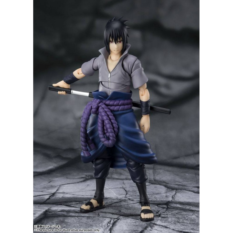 SASUKE UCHIHA WHO HE BEARS ALL HATRED VER FIG 14 CM NARUTO SHIPPUDEN SH FIGUARTS