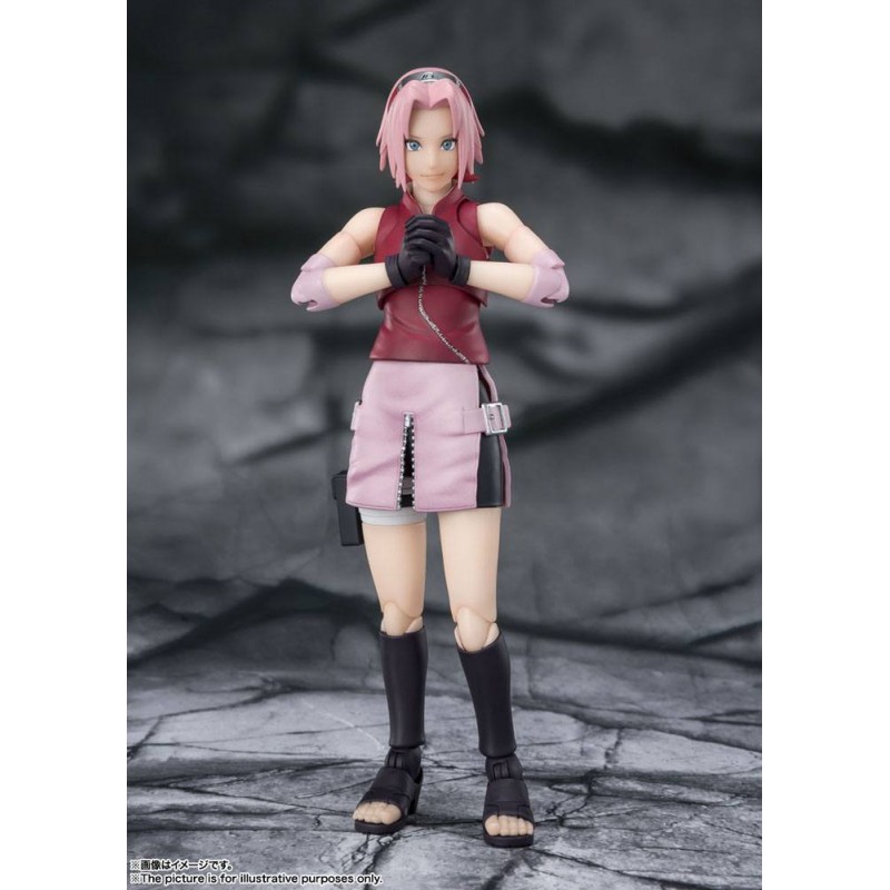 Naruto Shippuden Figura S.H. Figuarts Sakura Haruno -Inheritor of Tsunade's indominable will- 14 cm