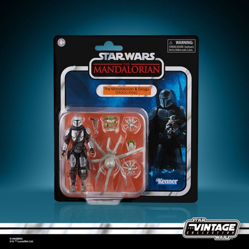 PAGO DE RESERVA Star Wars: The Mandalorian Vintage Collection Figura 2021 The Mandalorian & Grogu (Maldo Kreis) 10 cm PAGO DE RESERVA Star Wars: The Mandalorian Vintage Collection Figura 2021 The Mandalorian & Grogu (Maldo Kreis) 10 cm