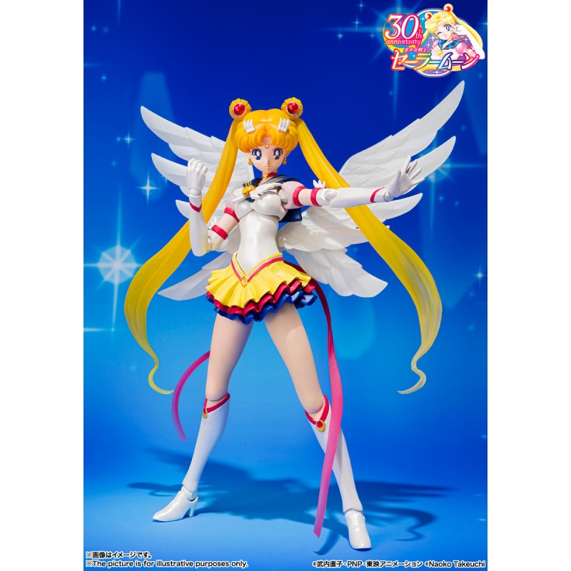 ETERNAL SAILOR MOON FIGURA 13.5 CM SAILOR MOON PRETTY GUARDIAN SAILOR STARS S.H. FIGUARTS ETERNAL SAILOR MOON FIGURA 13.5 CM SAILOR MOON PRETTY GUARDIAN SAILOR STARS S.H. FIGUARTS