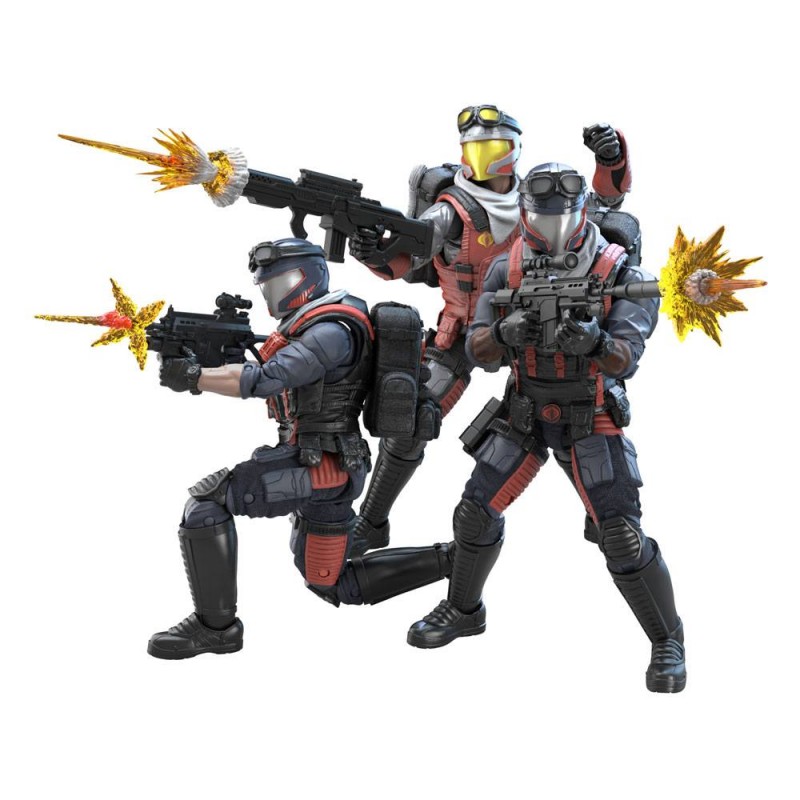 G.I. Joe Classified Series Figuras Troop-Builder 3-Pack Cobra Viper & Vipers 15 cm