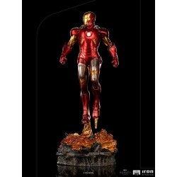 The Infinity Saga Estatua BDS Art Scale 1/10 Iron Man Battle of NY 28 cm