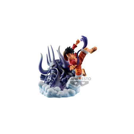 MONKEY.D.LUFFY THE BRUSH VER FIG 20 CM ONE PIECE DIORAMATIC