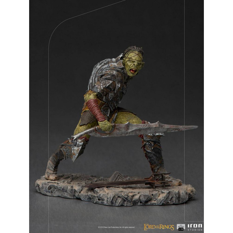El Señor de los Anillos Estatua 1/10 BDS Art Scale Swordsman Orc 16 cm