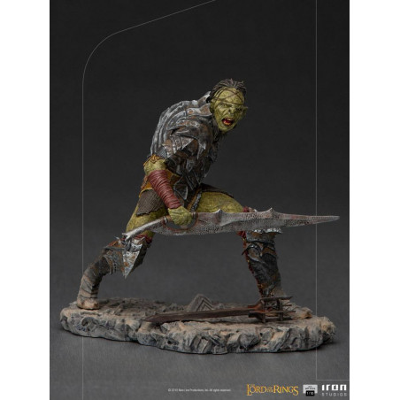 El Señor de los Anillos Estatua 1/10 BDS Art Scale Swordsman Orc 16 cm