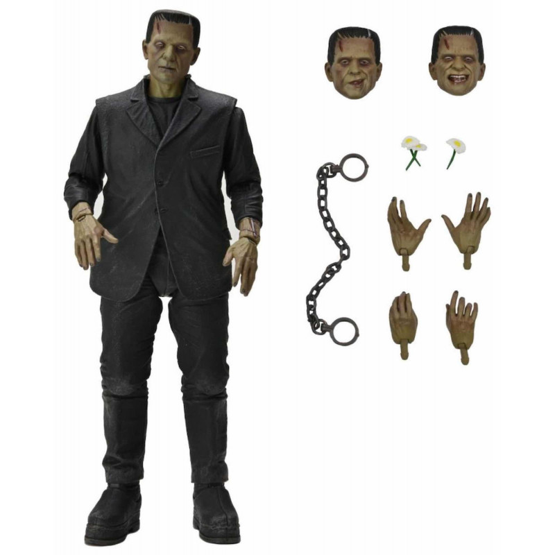 ULTIMATE FRANKENSTEIN MONSTER (COLOR) FIGURA 18 CM UNIVERSAL MONSTERS SCALE ACTION FIGURE RE-RUN
