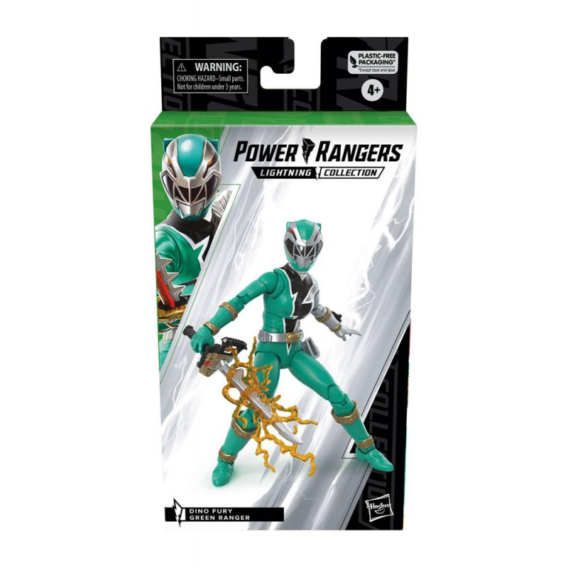 Power Rangers Lightning Collection Figura Dino Fury Green Ranger 15 cm