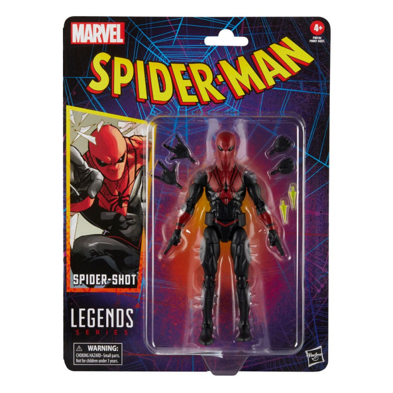 Spider-Man Comics Marvel Legends Figura Spider-Shot 15 cm