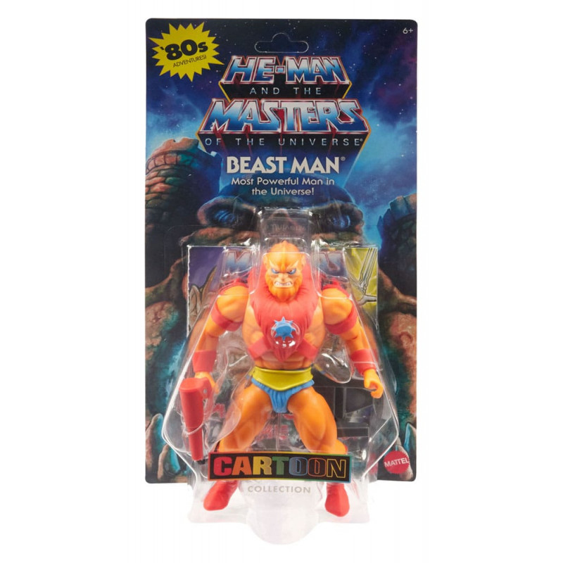 Masters of the Universe Origins Figuras Cartoon Collection: Beast Man 14 cm