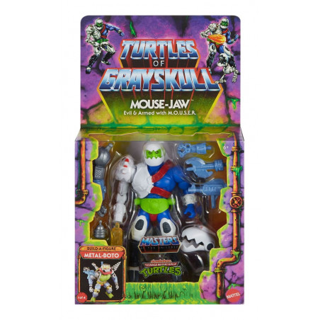 MOTU x TMNT: Turtles of Grayskull Figura Deluxe Mouse-Jaw 14 cm