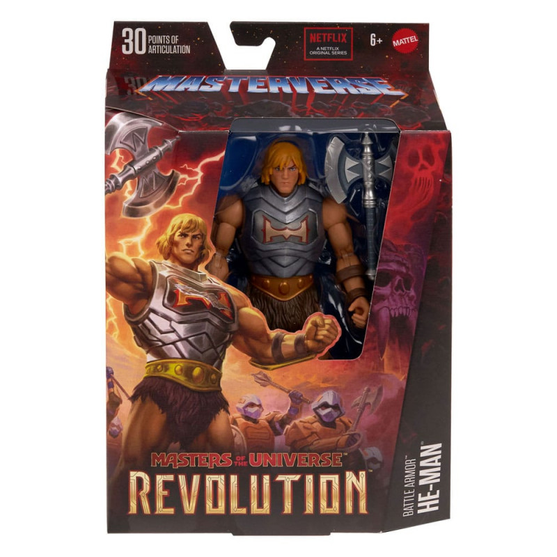 Masters of the Universe: Revolution Masterverse Figura Battle Armor He-Man 18 cm