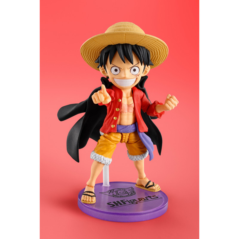 MONKEY D. LUFFY FIG. 7,5 CM ONE PIECE WORLD COLLECTABLE FIGURE X SH FIGUARTS PREMIUM BANDAI MONKEY D. LUFFY FIG. 7,5 CM ONE PIECE WORLD COLLECTABLE FIGURE X SH FIGUARTS PREMIUM BANDAI