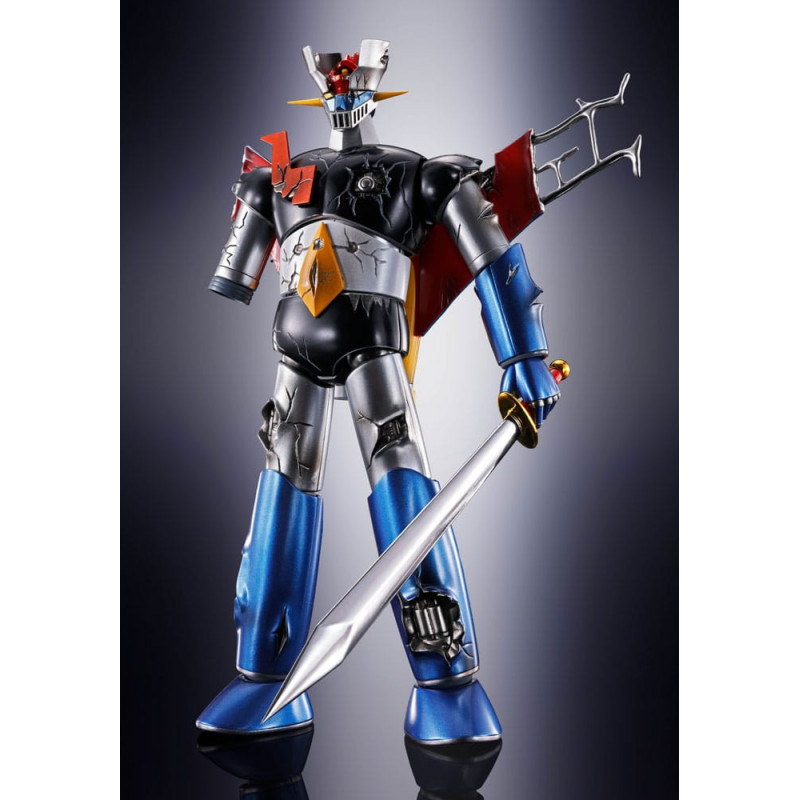GX-105D MAZINGER Z -KAKUMEI SHINKA- DAMAGED VER. FIG. 16,5 CM MAZINGER Z SOUL OF CHOGOKIN PREMIUM BANDAI GX-105D MAZINGER Z -KAKUMEI SHINKA- DAMAGED VER. FIG. 16,5 CM MAZINGER Z SOUL OF CHOGOKIN PREMIUM BANDAI