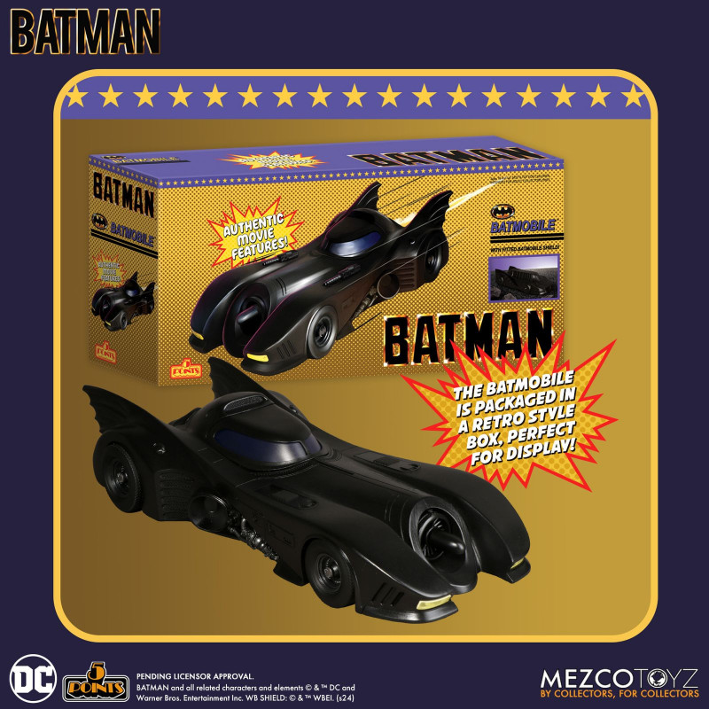 BATMOBILE FIG. 9,5 CM DC UNIVERSE BATMAN 1989 5 POINTS