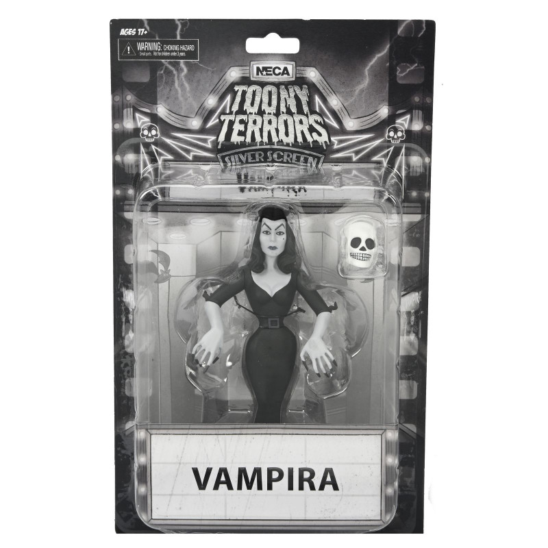 VAMPIRA SILVER SCREEN EDITION SCALE ACTION FIG. 15 CM VAMPIRA TOONY TERRORS VAMPIRA SILVER SCREEN EDITION SCALE ACTION FIG. 15 CM VAMPIRA TOONY TERRORS