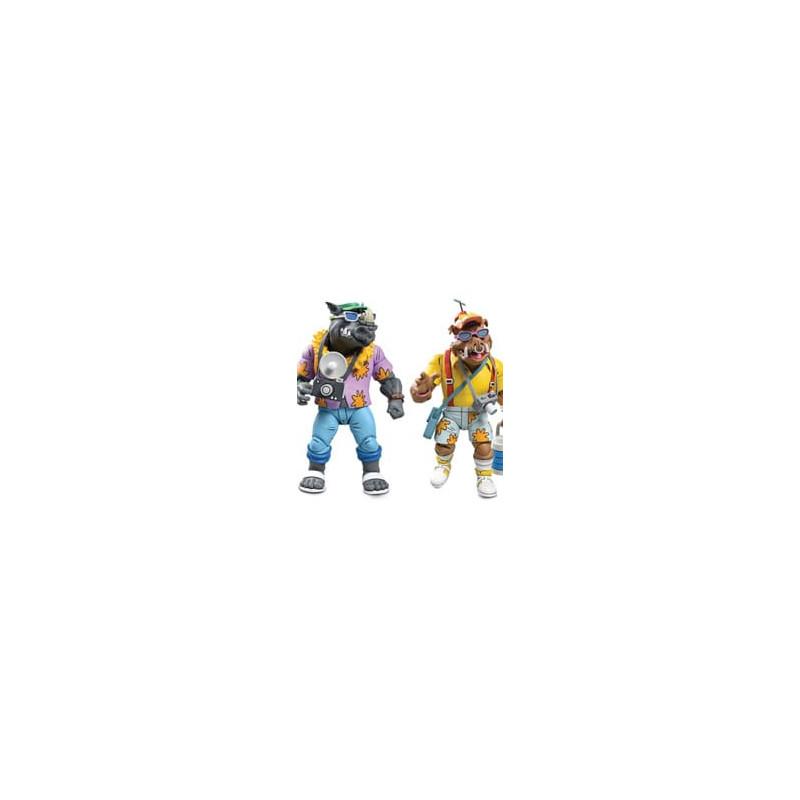 Tortugas Ninja (Cartoon 1980) Pack de 2 Figuras Vacation Bebop and Rocksteady 18 cm Tortugas Ninja (Cartoon 1980) Pack de 2 Figuras Vacation Bebop and Rocksteady 18 cm