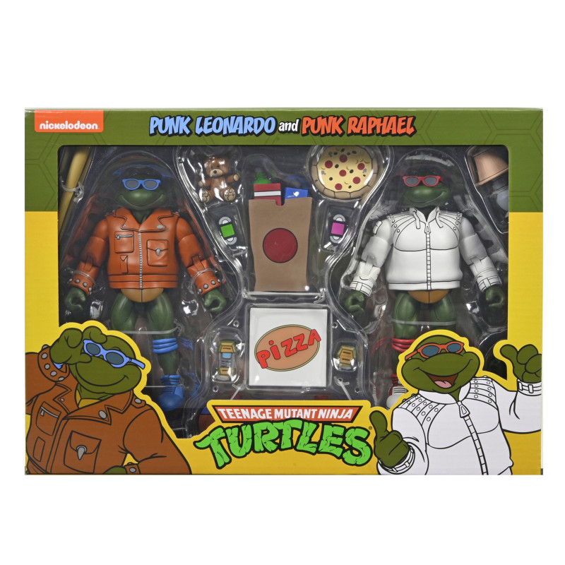 PUNK LEONARDO AND PUNK RAPHAEL SET 2 SCALE ACTION FIGURAS 18 CM TEENAGE MUTANT NINJA TURTLES CARTOON PUNK LEONARDO AND PUNK RAPHAEL SET 2 SCALE ACTION FIGURAS 18 CM TEENAGE MUTANT NINJA TURTLES CARTOON