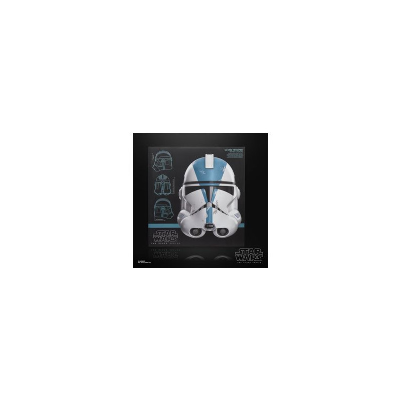 CLONE TROOPER 501ST LEGION CASCO ELECTRONICO REPLICA 1:1 STAR WARS AHSOKA THE BLACK SERIES