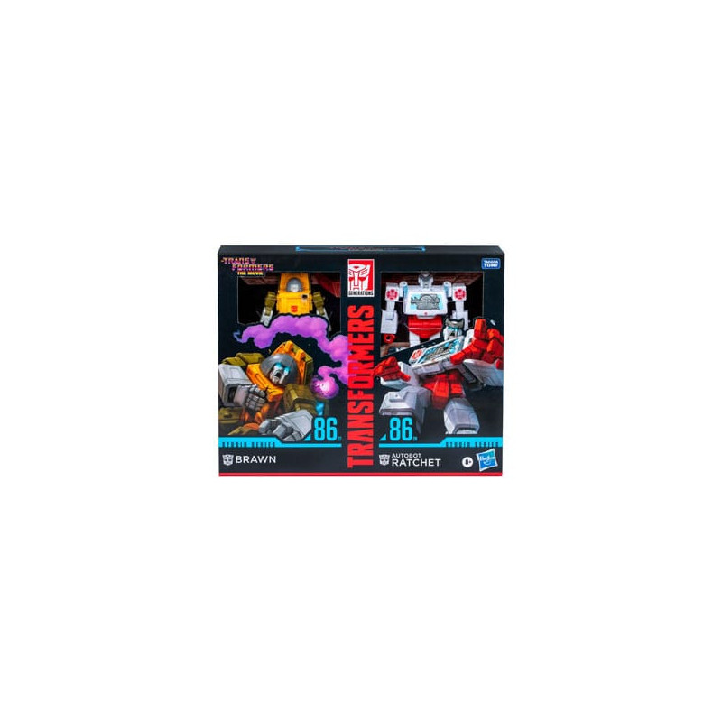 The Transformers: The Movie Studio Series Deluxe Class Pack de 2 Figuras Brawn & Autobot Ratchet 11 cm