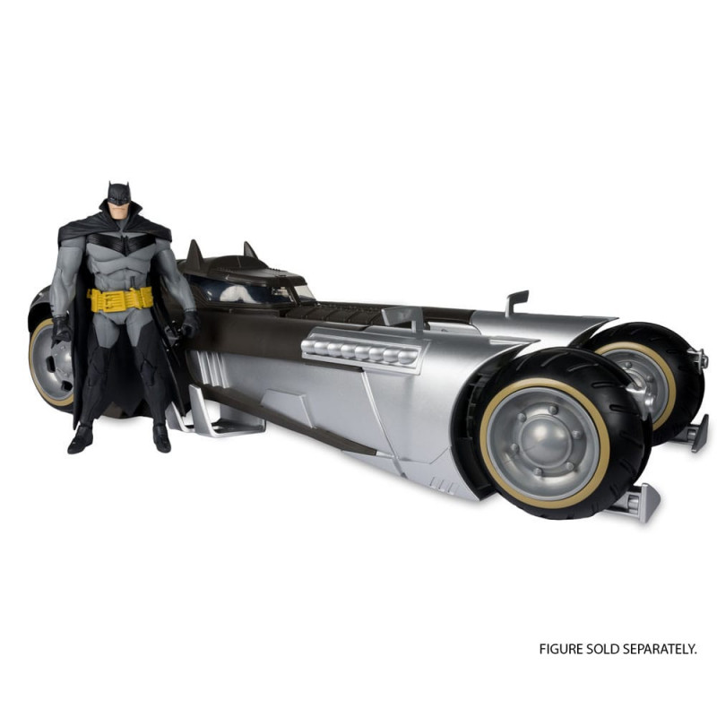 DC Multiverse Vehículo White Knight Batmobile (Gold Label) 18 cm