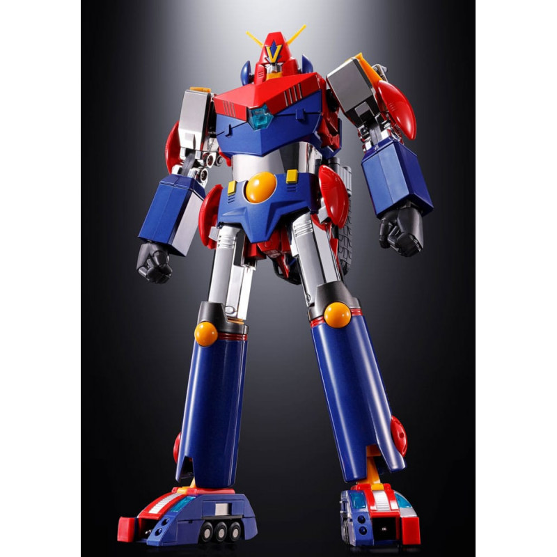 Super Electromagnetic Machine Voltes V Figura Diecast Soul of Chogokin GX50-SP 25 cm