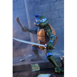 [PAGO DE RESERVA]Tortugas Ninja (Cartoon) Figura Ultimate Leonardo VHS 18 cm