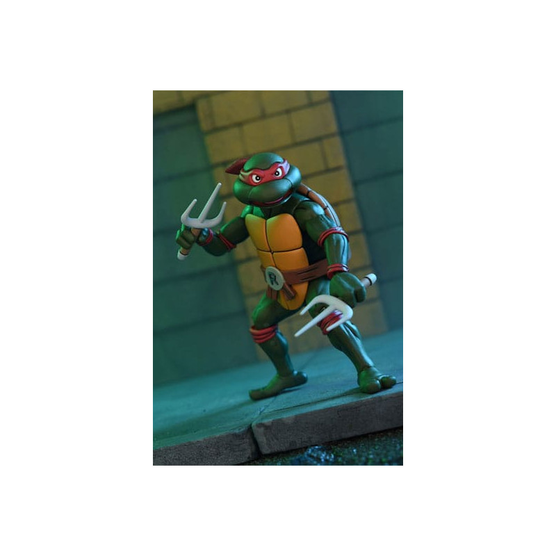 [PAGO DE RESERVA]Tortugas Ninja (Cartoon) Figura Ultimate Raphael VHS 18 cm