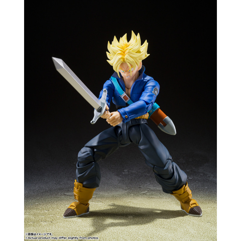 REESTOCK SUPER SAIYAN TRUNKS -THE BOY FROM THE FUTURE- FIG 14 CM DRAGON BALL Z SH FIGUARTS - PROV. 3