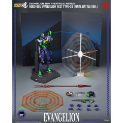 Figura de Evangelion New Theatrical Robo-Dou Eva Test Type-01 Versión Batalla Final