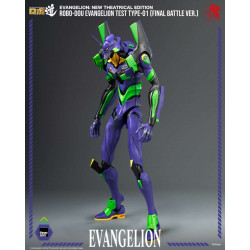Figura de Evangelion New Theatrical Robo-Dou Eva Test Type-01 Versión Batalla Final