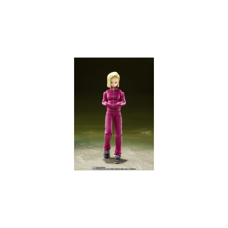 A-18 ANDROIDE 18 UNIVERSE SURVIVAL SAGA FIGURA 14,5 CM DRAGON BALL SUPER SH FIGUARTS