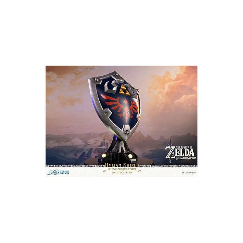 HYLIAN SHIELD COLLECTOR'S ED ESTATUA PVC 29 CM THE LEGEND OF ZELDA: BREATH OF THE WILD 4F4